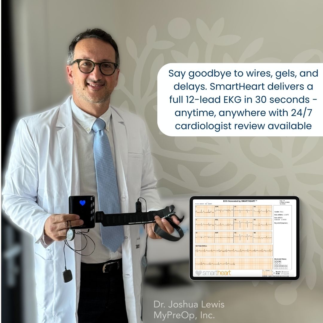 Smart Heart Portable 12-Lead ECG for Healthcare professionals